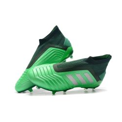 adidas Predator 19+ FG Zapatos - Verde Plata_10.jpg